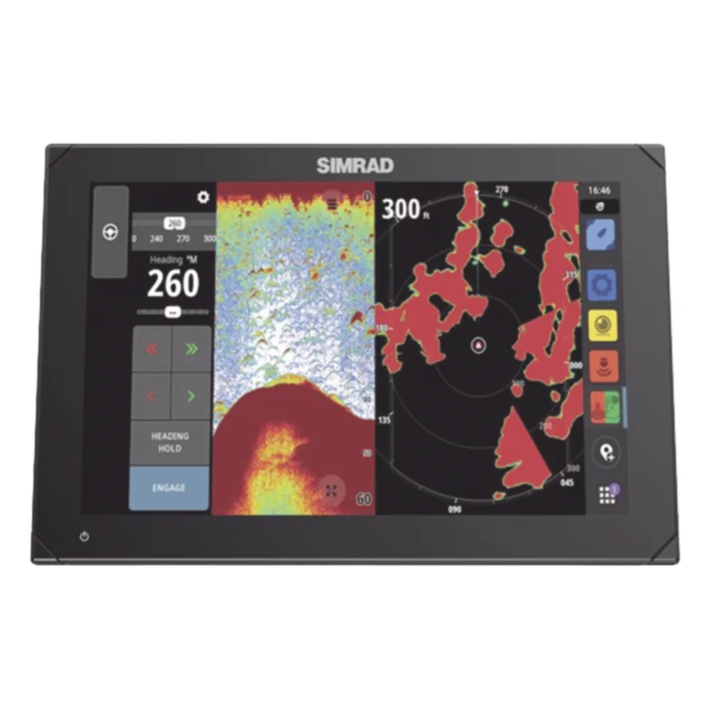 Pantalla de Navegación NSX de 12 pulgadas / SolarMAX IPS HD / Integración Total con Mercury / Compatibilidad con Radar HALO / Uso Compartido de Datos de Sonda / Conectividad Ethernet y USB / Red NMEA 2000