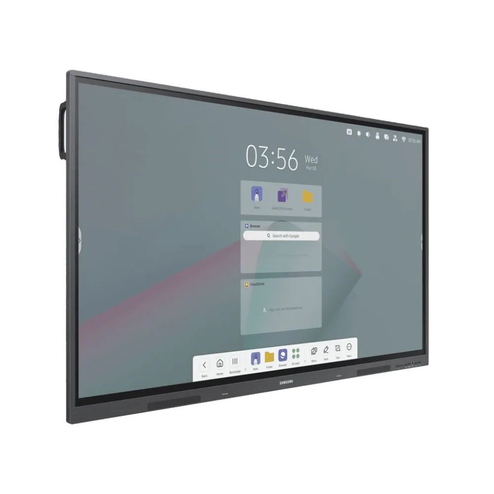 Pantalla Interactiva 75" / Resolución 4K UHD (3840x2160) / Táctil IR / Brillo 400 nits / Android 14 EDLA / WiFi y Bluetooth / Compatible VESA 800x400 – vista 2