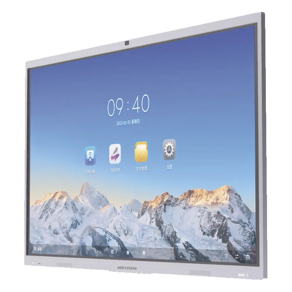 Pantalla Interactiva Touch de 98" Android 13 / Google Suite Preinstalado con Certificación EDLA / Cámara Web 8 MP / Resolución 4K / Bocinas Integradas / Entradas HDMI y VGA / Incluye 2 Lápices para Escribir – vista 2