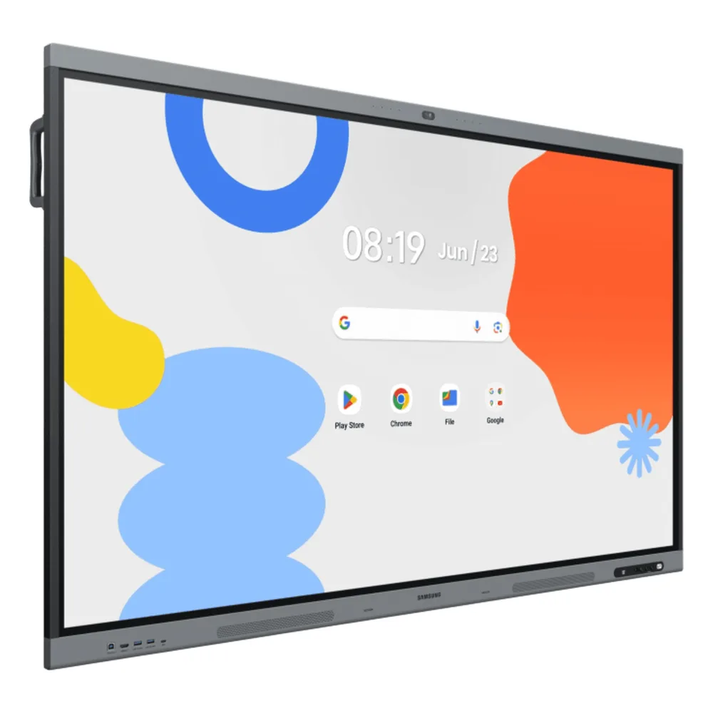 Pantalla Interactiva WAFX-P Series / 86" 4K UHD 3840x2160 / Android 15 EDLA Certified / Octa-core CPU / 48MP Camera / 8-Mic Array 10m / Dual 20W Speakers + Woofer / 50-Point IR Touch / Wi-Fi 6 / Bluetooth 5.0 / OPS Slot – vista 2