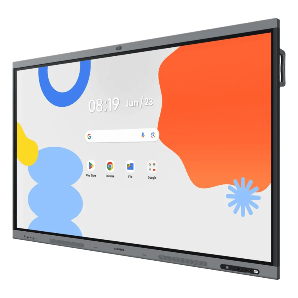 Pantalla Interactiva WAFX-P Series / 86" 4K UHD 3840x2160 / Android 15 EDLA Certified / Octa-core CPU / 48MP Camera / 8-Mic Array 10m / Dual 20W Speakers + Woofer / 50-Point IR Touch / Wi-Fi 6 / Bluetooth 5.0 / OPS Slot – vista 3