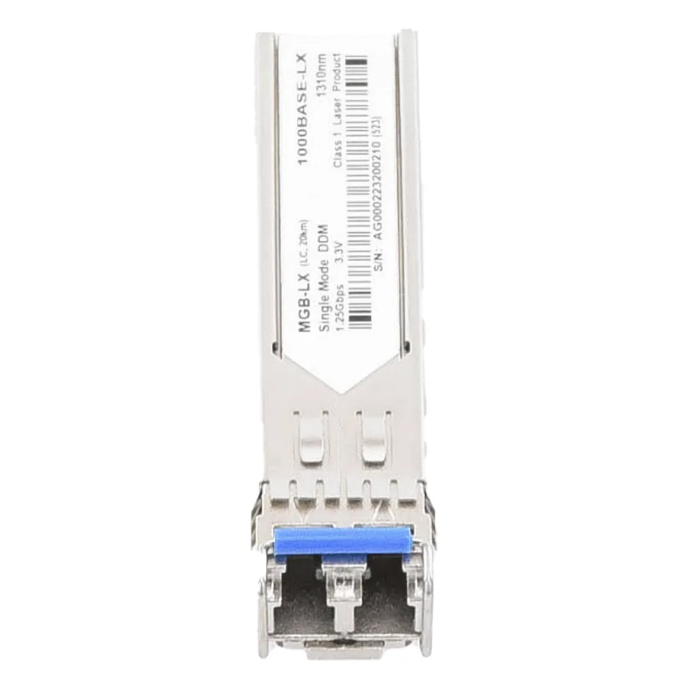 Paquete de 10 Piezas del Modelo (MGB-LX v2) del Transceptor mini-GBIC SFP 1G LC Duplex Para Fibra Monomodo de 20 Km – vista 2