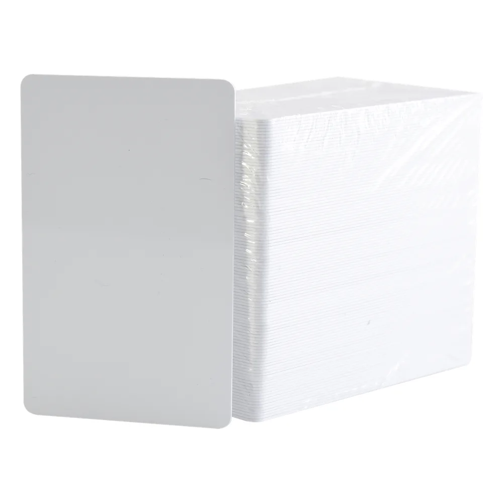Paquete de 500 Tarjetas UltraCard 10 milesimas Grosor/ Adhesivas/ Imprimibles por un sólo lado / Para pegar sobre tarjetas/ CR80