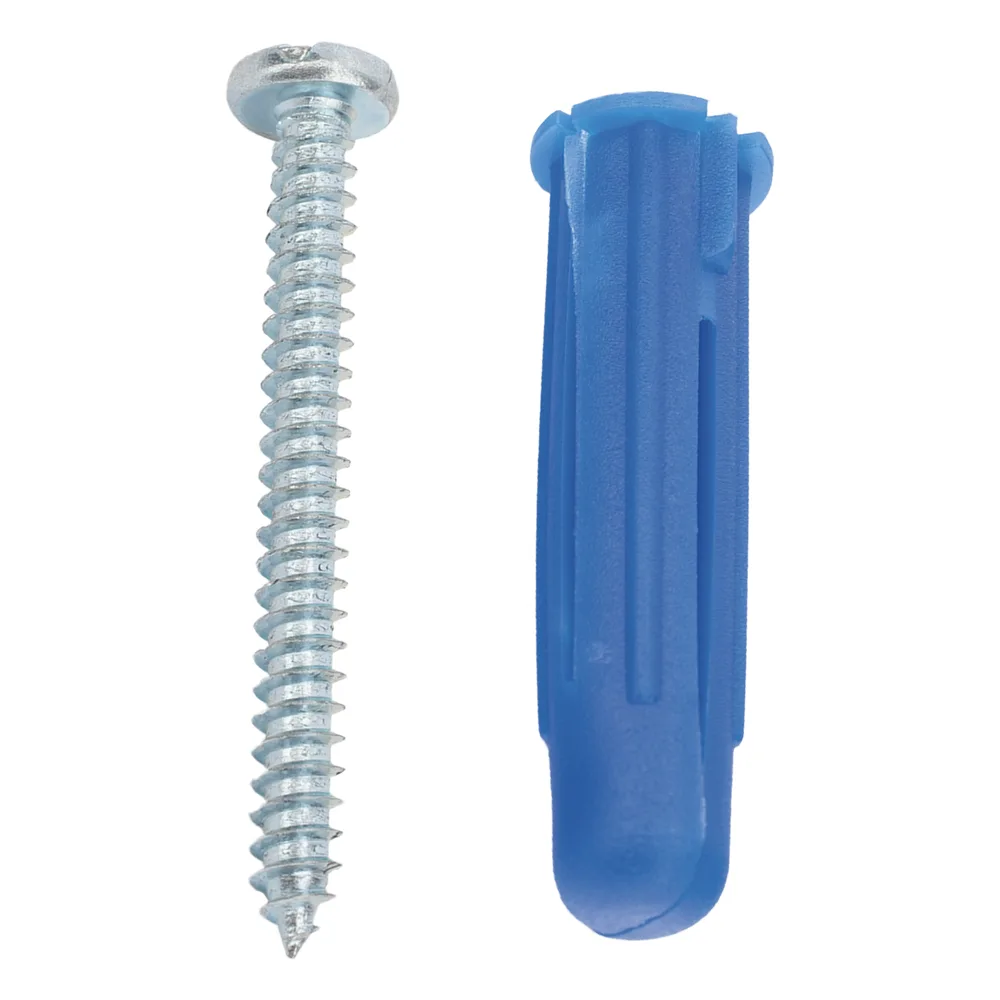 Paquete de 6 taquetes azul 2" y 6 tornillos 12mm x 2" (1105-05002) – vista 8