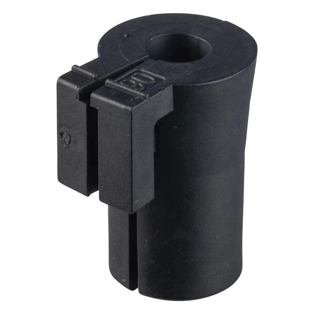 Pasacable Grommet de Entrada de Cable Terminado, Sencillo y Pequeño, 0.24"-0.28", Color Negro. Paquete de 12 Piezas – vista 3