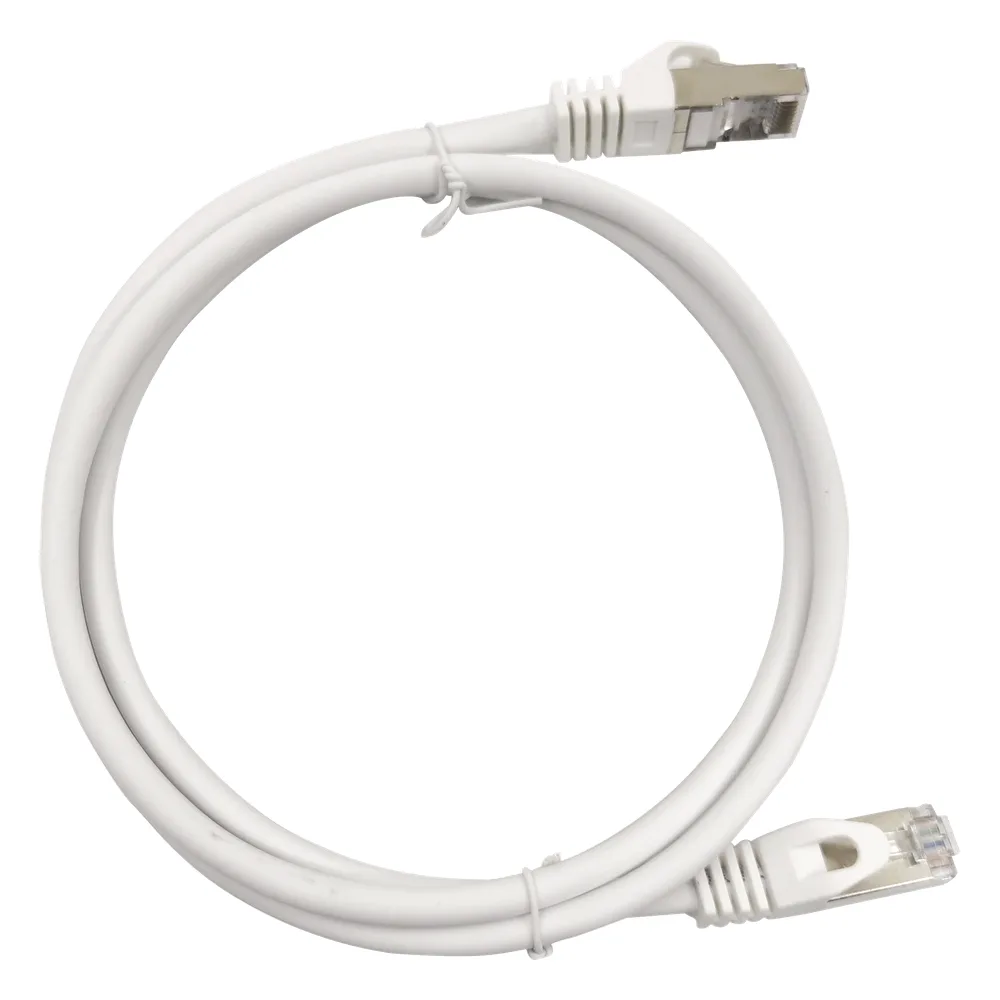 Patch Cord Cat6A 10G Blindado 1.0 Metro (3.28 Pies) Blanco