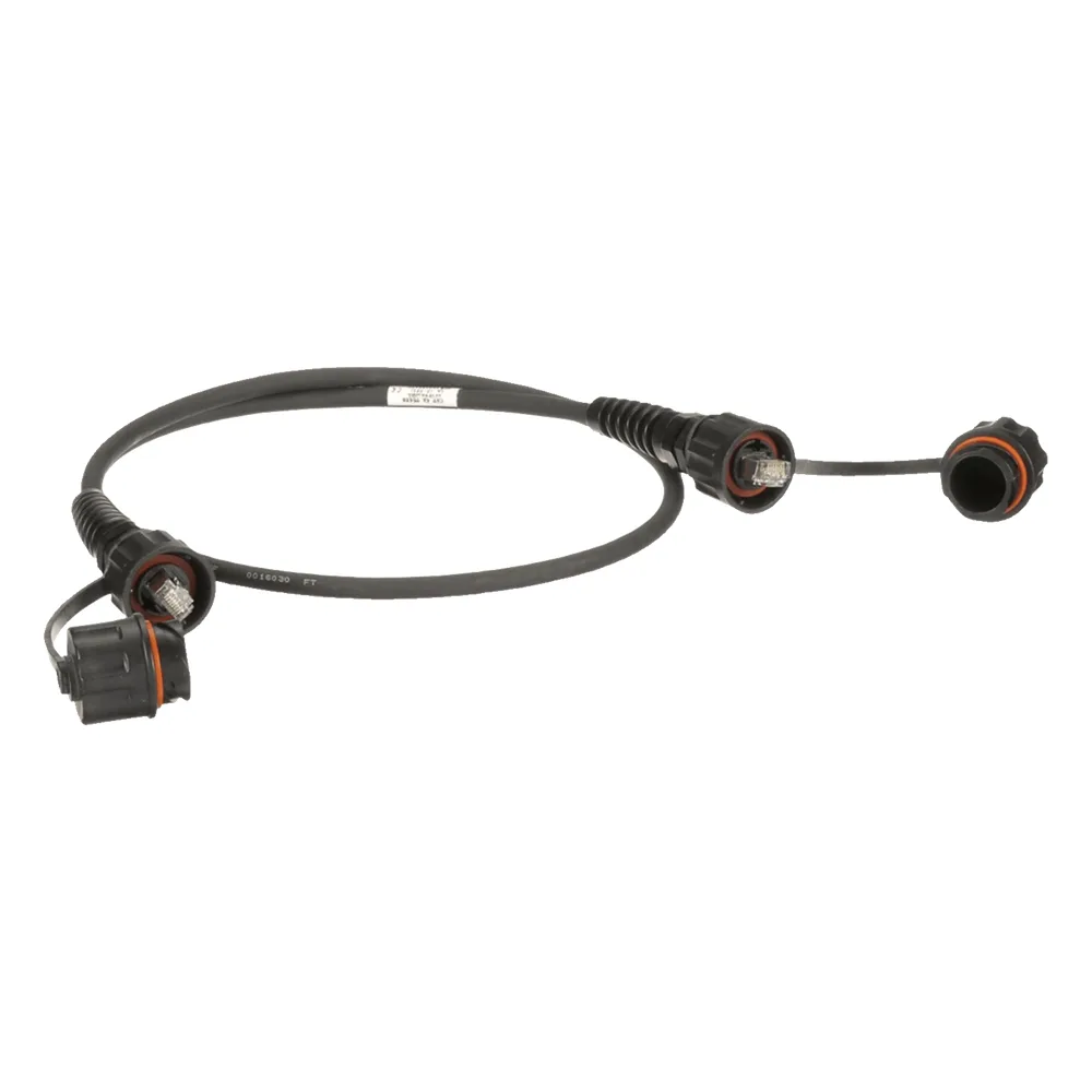 Patch Cord Cat6A IndustrialNet, Blindado S/FTP, Con Plug Industrial y Tapa en Cada Extremo, 5 Metros – vista 2