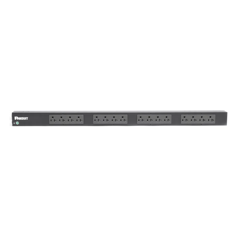 PDU Básico para Distribución de Energía, Enchufe de Entrada NEMA 5-20P, Con 16 Contactos NEMA 5-20R, de Instalación Vertical, 20 Amp, 120 Vca – vista 2