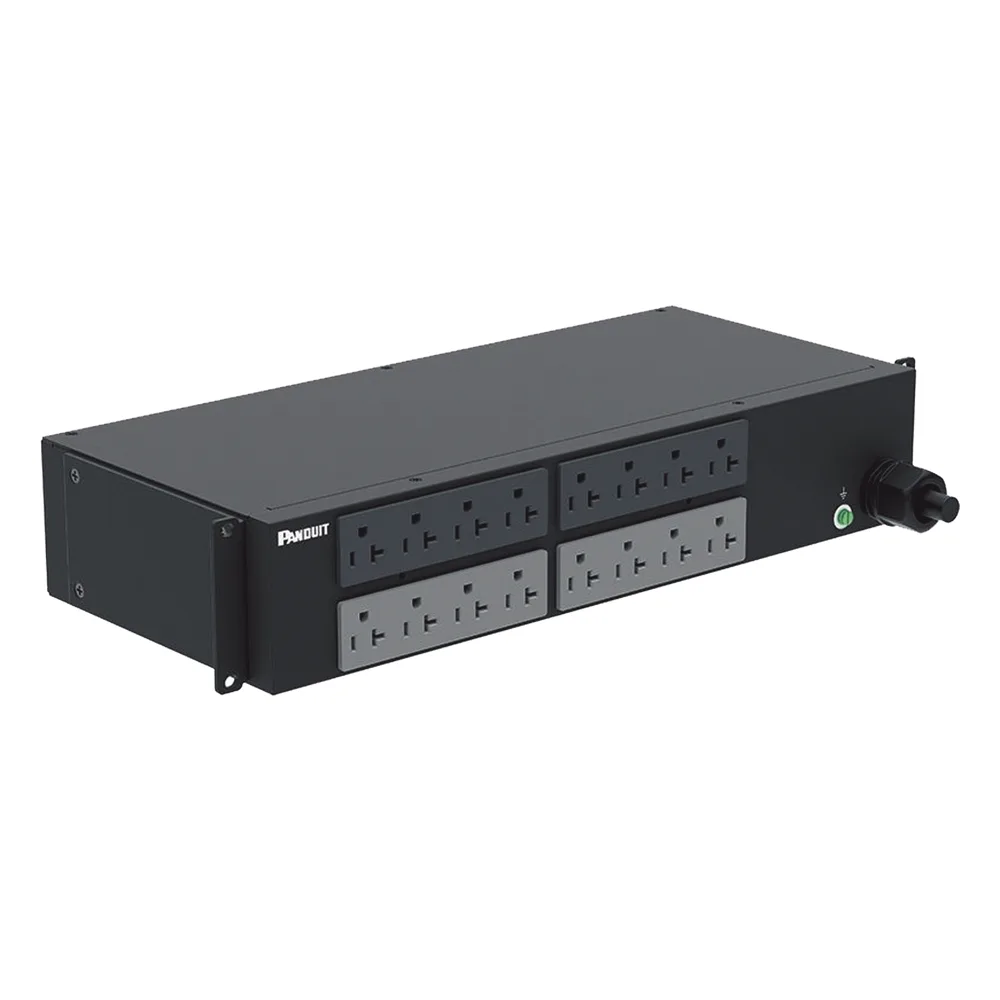 PDU Básico para Distribución de Energía, Enchufe de Entrada NEMA L5-30P, Con 16 Contactos NEMA 5-20R, Instalación Horizontal de 19in, 2 UR, 30 Amp, 120 Vca