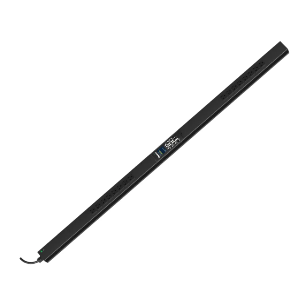 PDU ES2P Monitoreable (MI) para Distribución de Energía, Enchufe de Entrada NEMA 5-15P, Con 16 Salidas NEMA 5-20R, de Instalación Vertical, 120 Vca, 15 Amp – vista 3