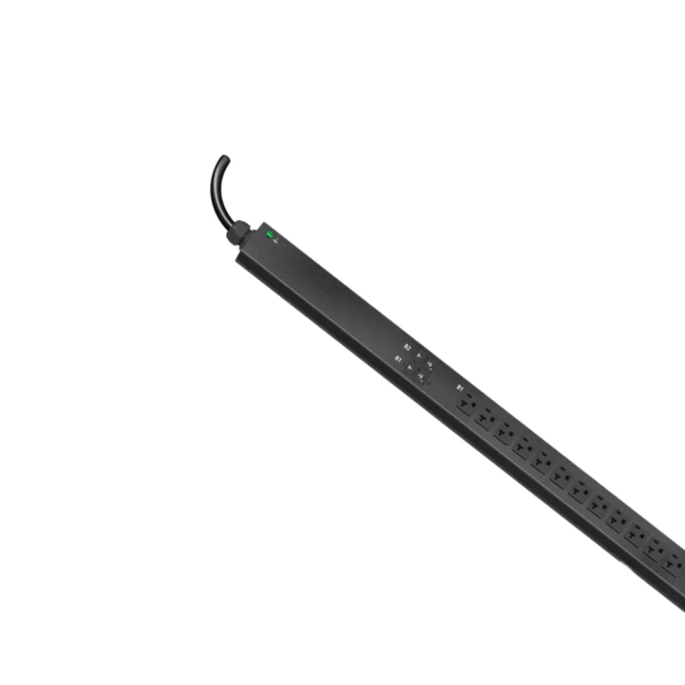 PDU ES2P Monitoreable (MI) para Distribución de Energía, Enchufe de Entrada NEMA L5-30P, Con 24 Salidas NEMA 5-20R, de Instalación Vertical, 120 Vca, 30 Amp – vista 4