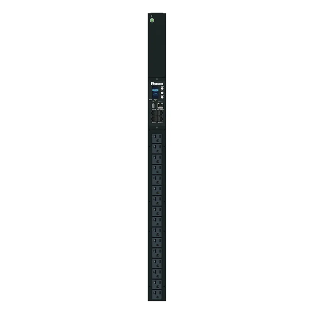 PDU G5 Monitoreable (MI) para Distribución de Energía, Enchufe de Entrada NEMA 5-15P, Con 16 Salidas NEMA 5-20R, de Instalación Vertical, 120 Vca, 15 Amp – vista 6