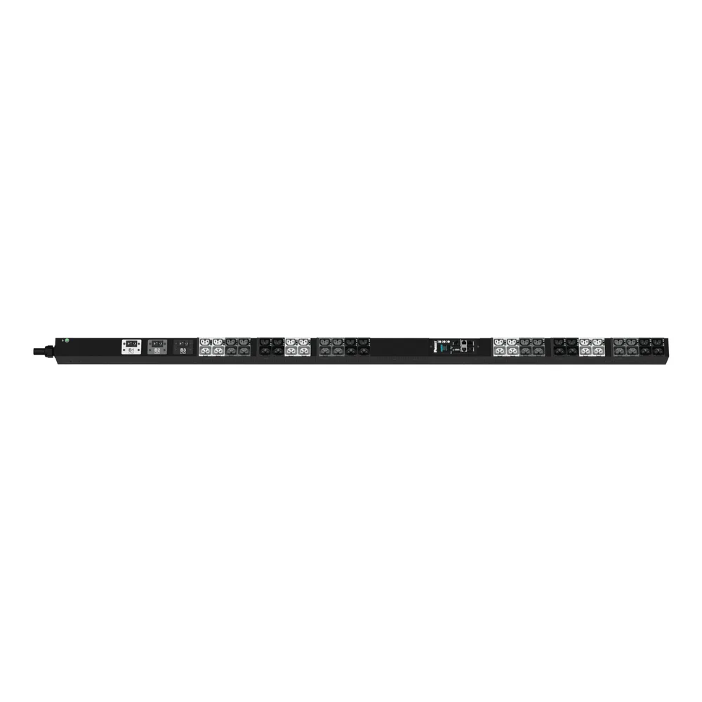 PDU G6 Monitoreable y Switchable (MS) para Distribución de Energía, Enchufe de Entrada NEMA L21-30P, Con 24 Salidas C13/C15 y 24 C13/C15/C19/C21, de Instalación Vertical, 208 Vca, 30 Amp