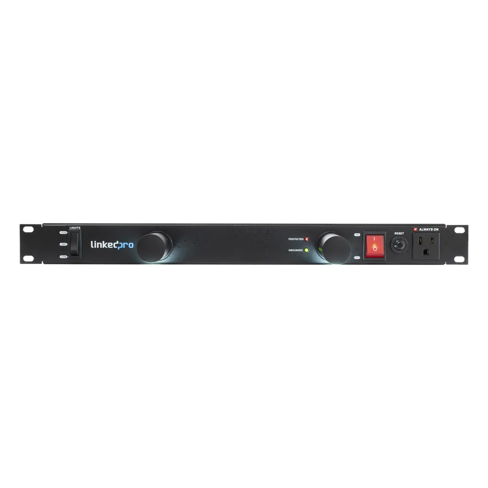 PDU para Distribución de Energía, Montaje en Rack, 11 salidas, Instalación Horizontal, de 19in, 1U, 15 Amp, 120 Vca, Con Indicador Led