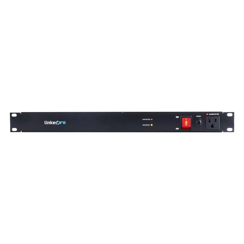 PDU para Distribución de Energía, Montaje en Rack, 11 salidas, Instalación Horizontal, de 19in, 1U, 15 Amp, 120 Vca