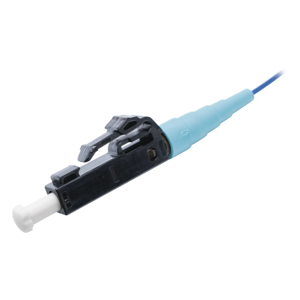 Pigtail de Fibra Óptica LC Simplex, Multimodo OM4 50/125, 900um, Color Aqua, 2 Metros (6.56 Pies) – vista 2