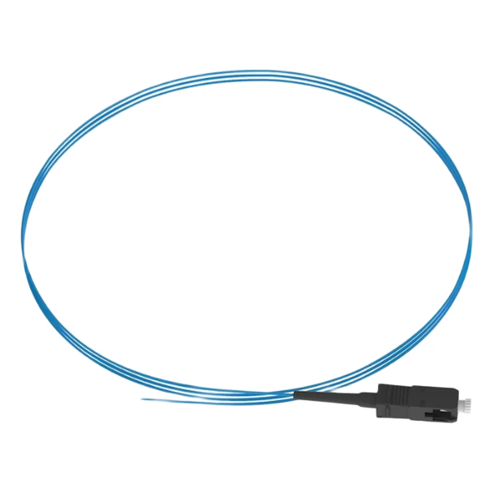 Pigtail de Fibra Óptica SC Simplex, Multimodo OM3 50/125, 900um, Color Aqua, 3 Metros (9.84 Pies)