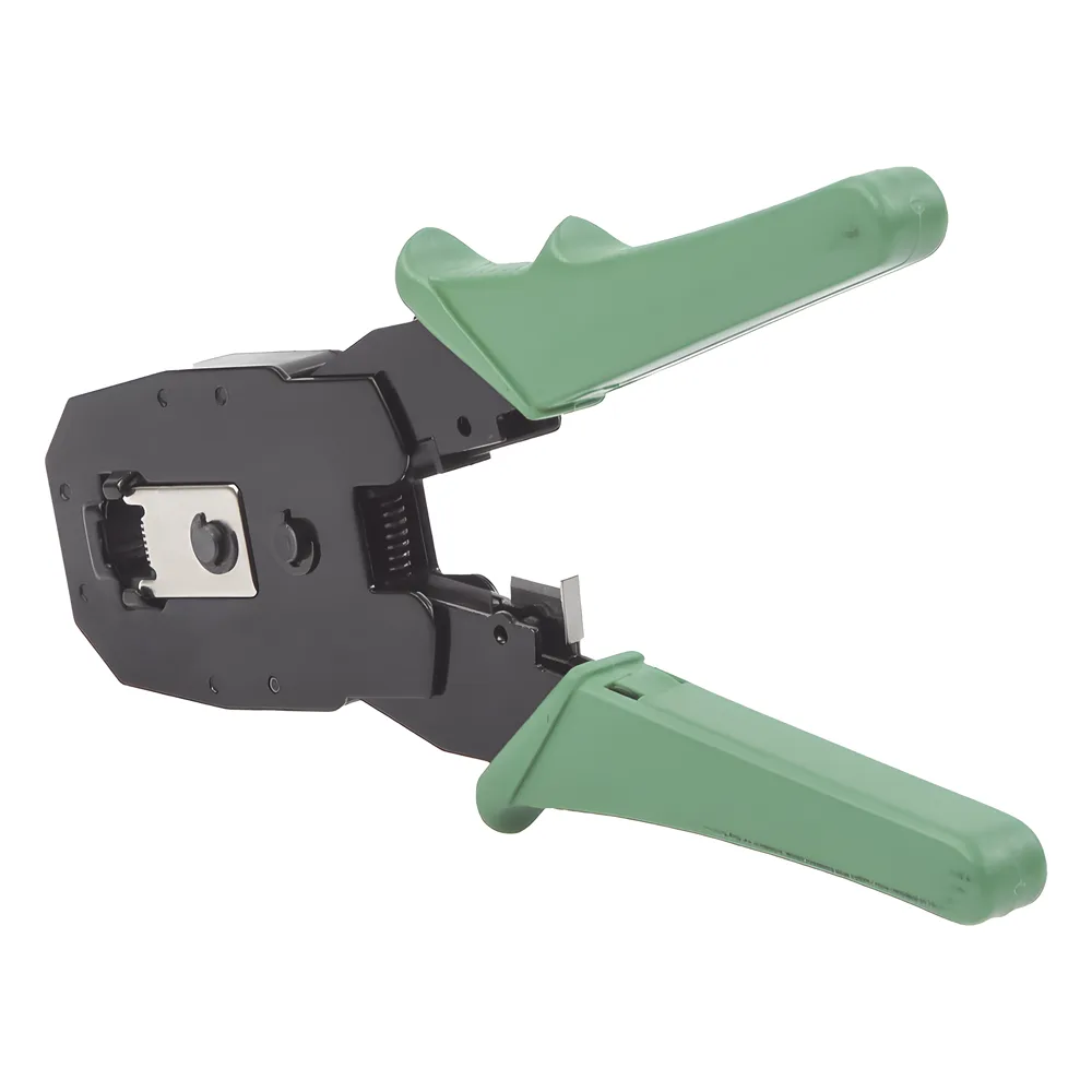 Pinzas para plegar (Ponchadoras) cables RJ11, RJ12, RJ45 telefónicos y cables de red Cat5e, Cat6, Cat6a y con Cavidades para 4, 6 y 8 conductores. – vista 3