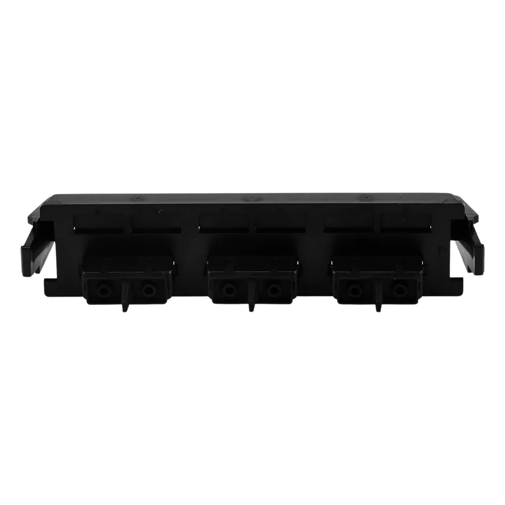 Placa Acopladora de Fibra Óptica Quick-Pack, Con 3 Conectores SC Duplex (6 Fibras), Negro – vista 2