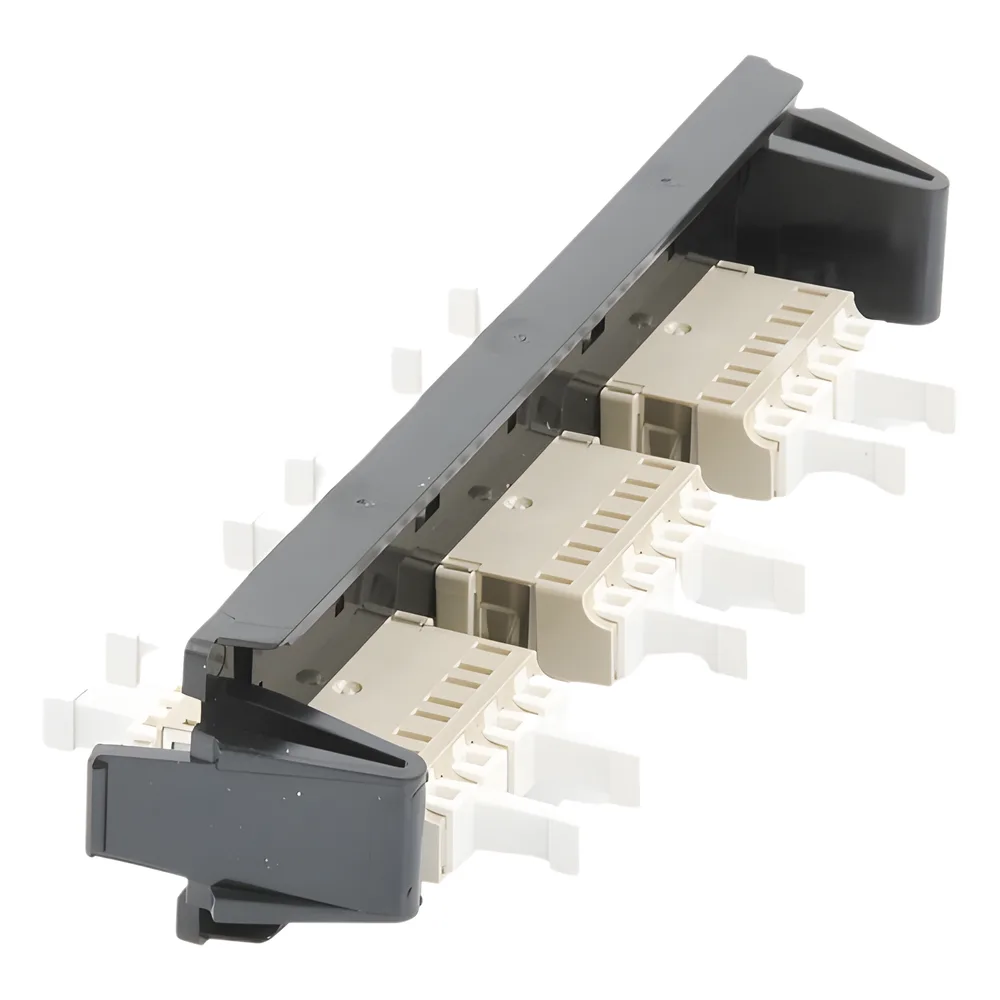 Placa Acopladora de Fibra Óptica Quick-Pack, Con 6 Conectores LC/UPC Duplex (12 Fibras), Para Fibra Monomodo, Azul – vista 3