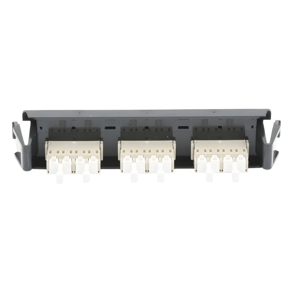 Placa Acopladora de Fibra Óptica Quick-Pack, Con 6 Conectores LC/UPC Duplex (12 Fibras), Para Fibra Monomodo, Azul – vista 4