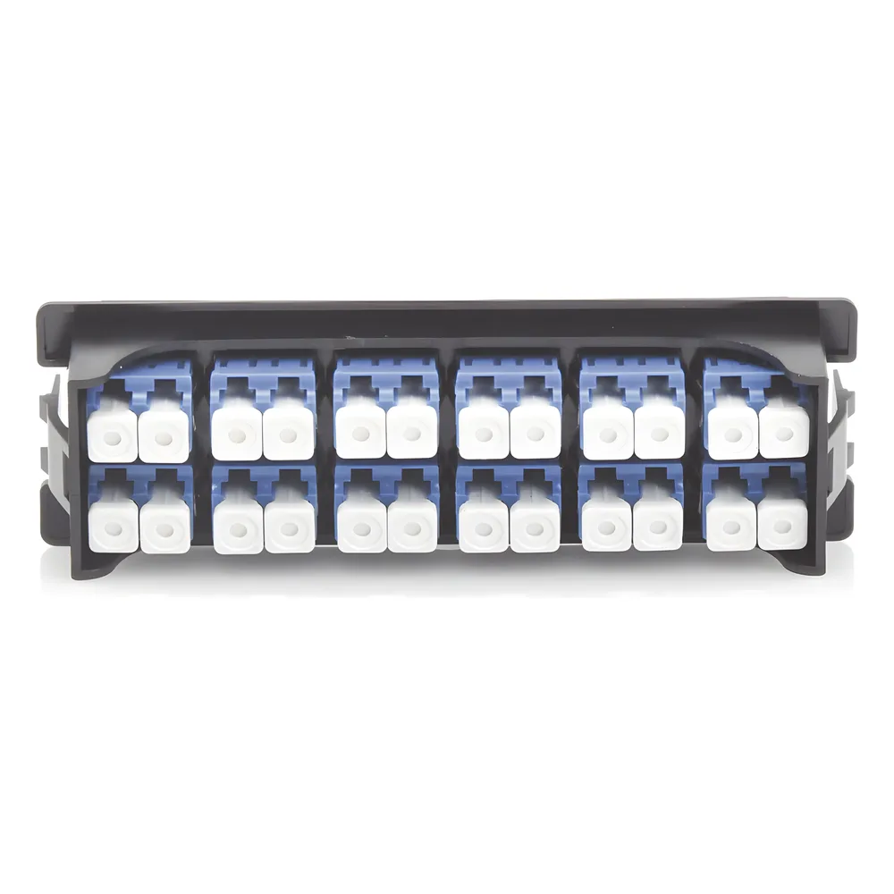 Placa Acopladora para Distribuidor de Fibra Óptica LP-ODF-8024, Incluye 12 Acopladores LC Duplex para Fibra Monomodo – vista 5