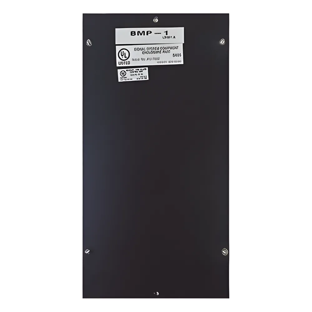 Placa ciega para cubrir una posición de módulo sin usar en paneles y anunciadores de incendio NOTIFIER, compatible con módulos opcionales NCM-W, NCM-F y TM-4