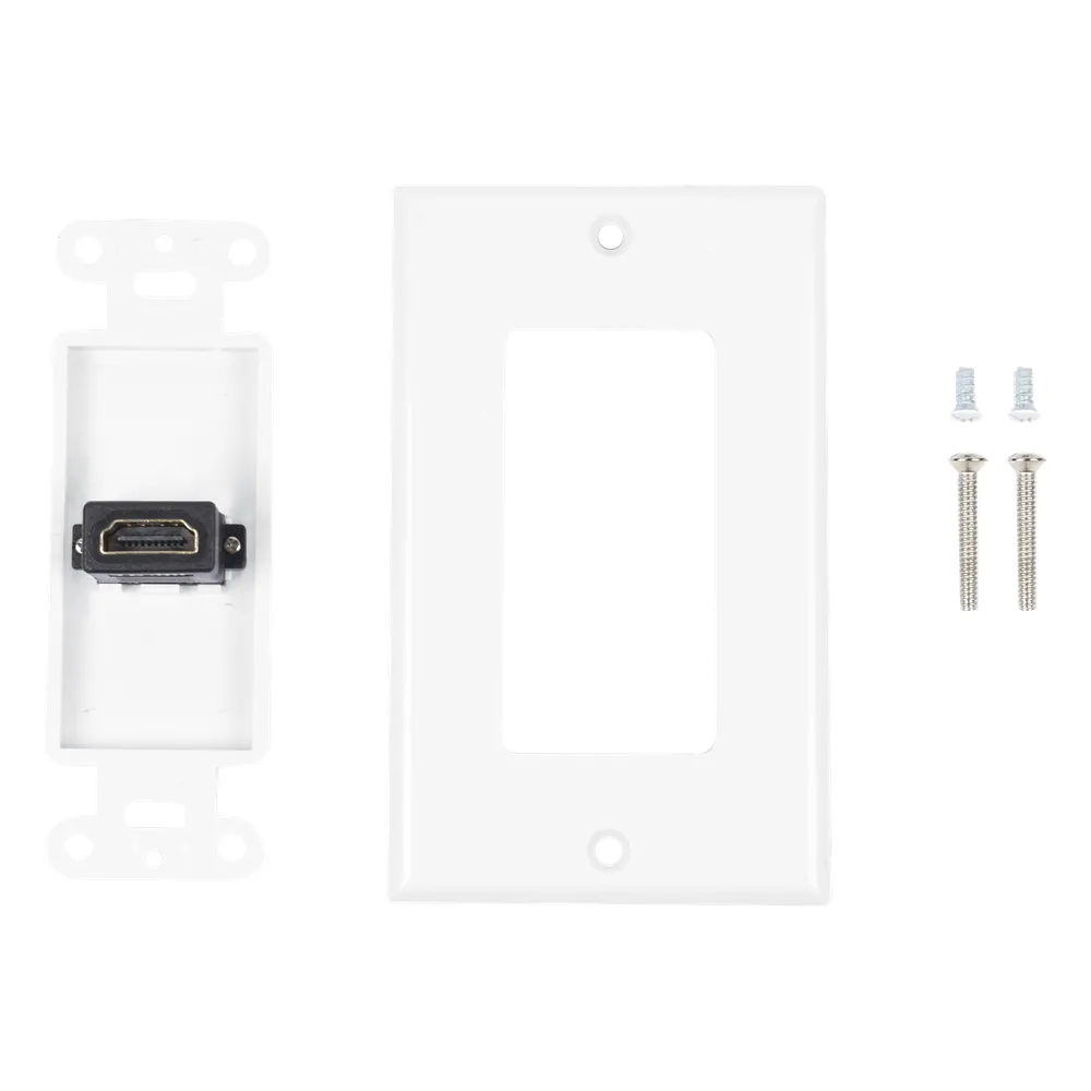 Placa de Pared 1 Puerto HDMI Hembra a Hembra