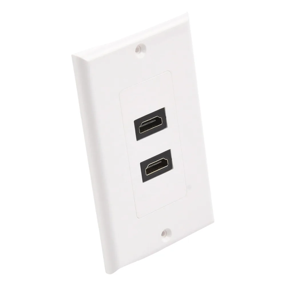 Placa de Pared de 2 Puertos HDMI Hembra a Hembra – vista 4