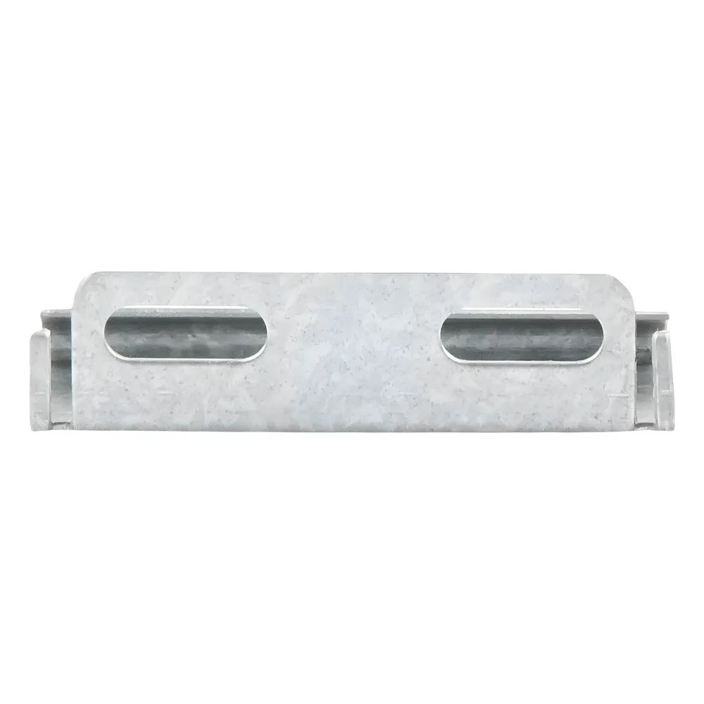 Placa salida a tubo automática para peralte de 66mm y 116mm, con acabado Electro Zinc – vista 3