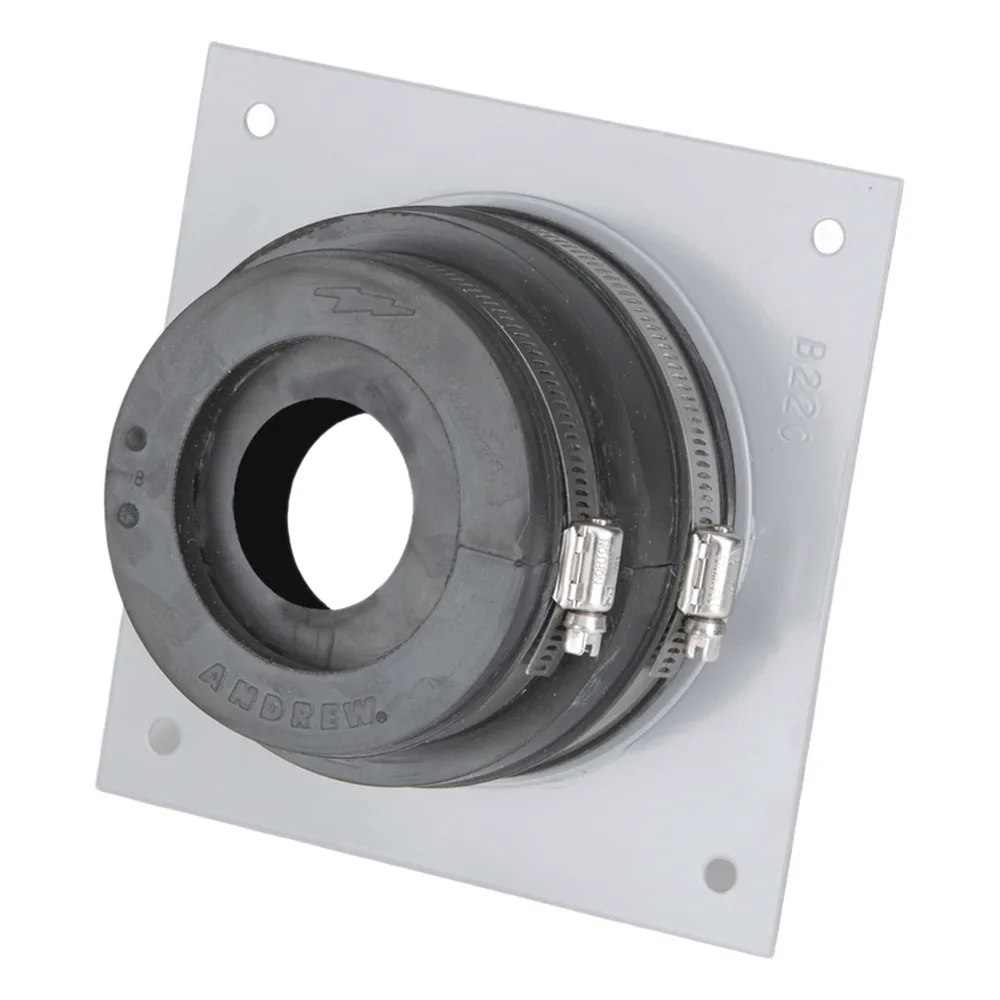 Placa y Goma Pasamuro para Cable Coaxial de 1/2