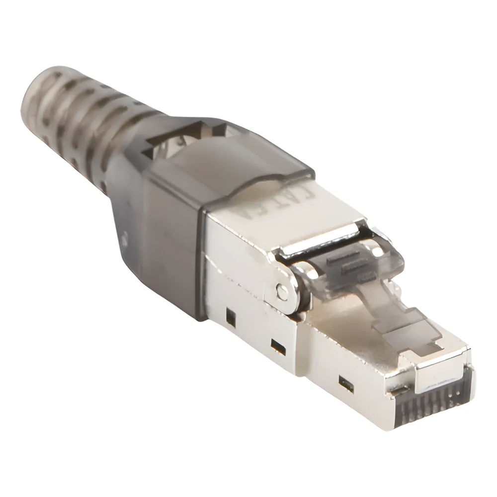 Plug RJ45 Blindado Categoría 6A - Sin Herramienta, para Terminación en Campo – vista 2