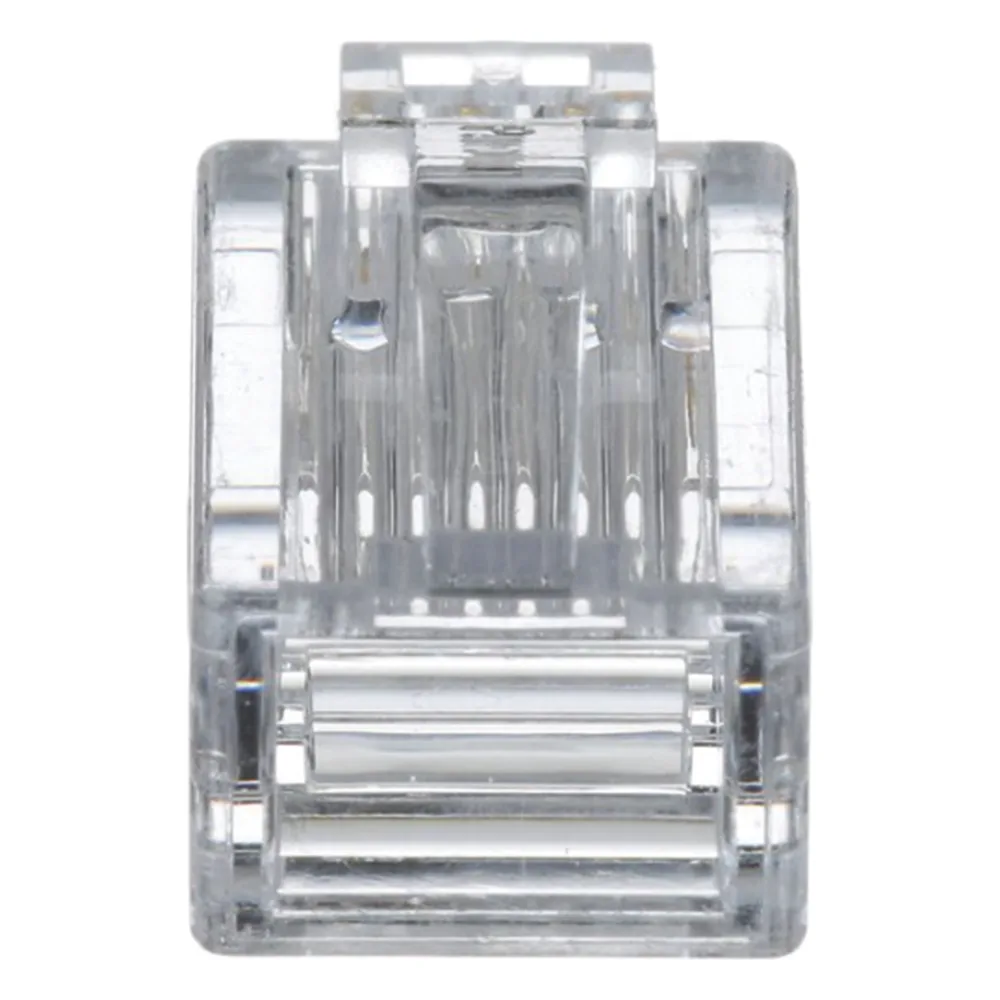 Plug RJ45 Cat5e, Para Cable UTP de Calibres 24-26 AWG, Chapado en Oro de 50 Micras, Paquete de 100 Piezas – vista 4