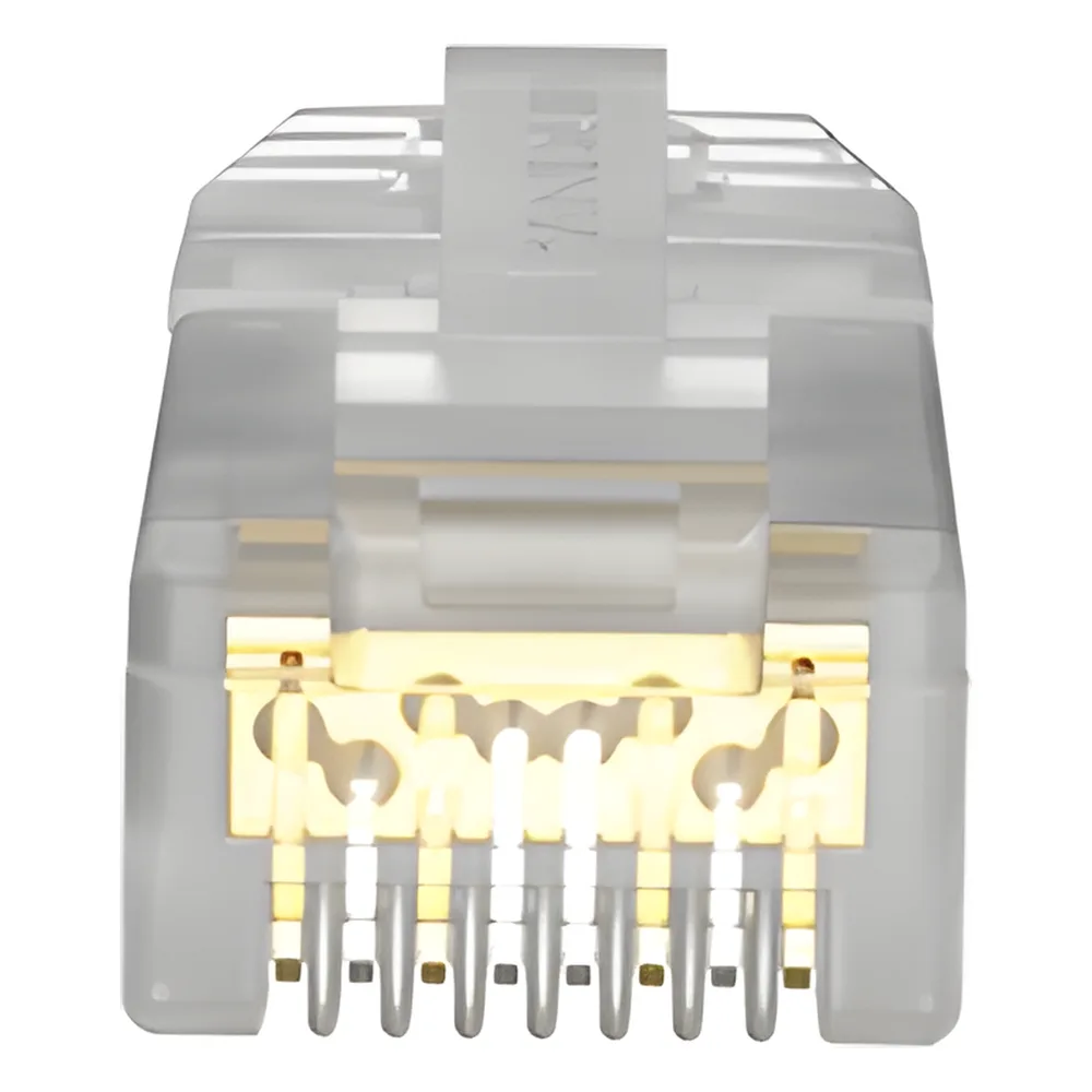 Plug RJ45 Cat6A, Para Cable UTP de Calibre 26 AWG, Chapado en Oro de 50 Micras, Paquete de 100 Piezas – vista 2