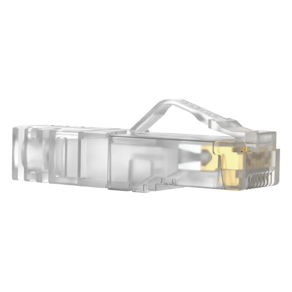 Plug RJ45 Cat6A, Para Cable UTP de Calibre 26 AWG, Chapado en Oro de 50 Micras, Paquete de 100 Piezas – vista 4