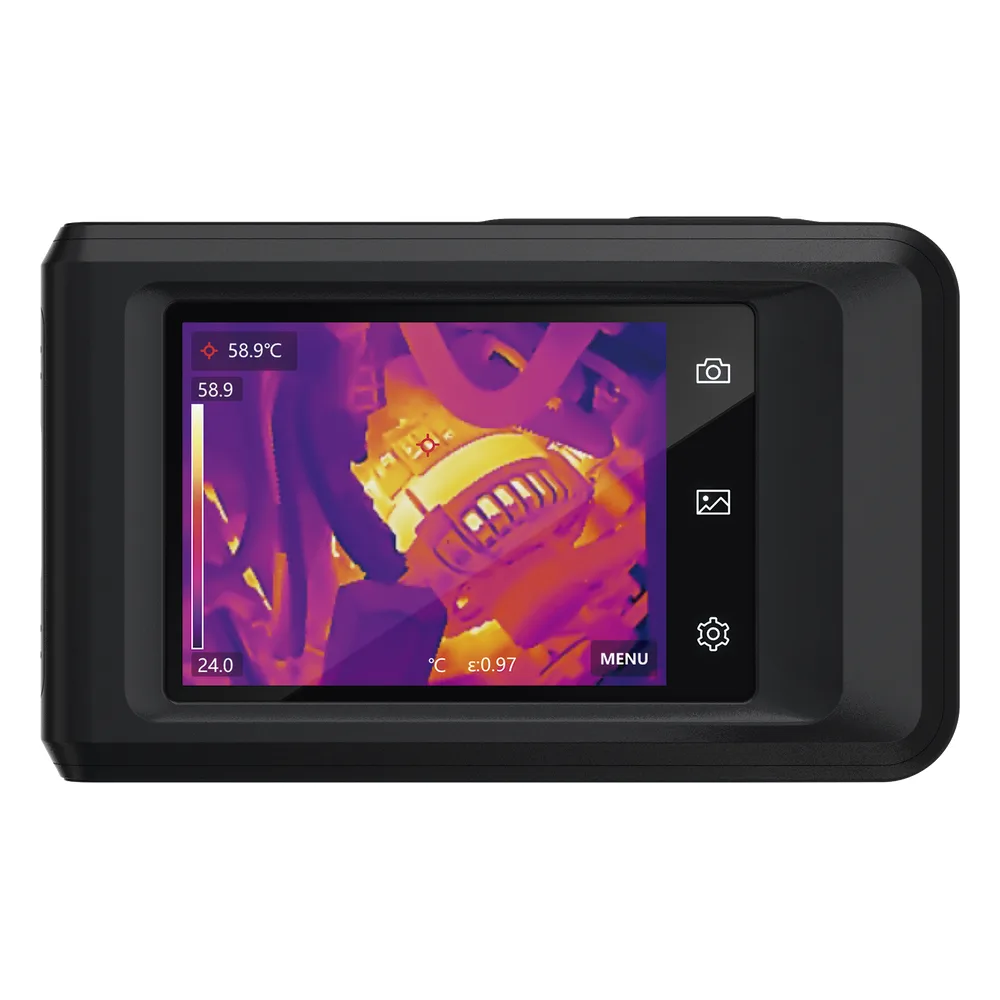 Pocket2 - Cámara Termográfica de Bolsillo / Pantalla Táctil 3.5" / Resolución IR 256 x 192 y Visual 8MP / Rango de -20°C a 400°C / SuperIR / Wi-Fi y Bluetooth / Memoria 16GB