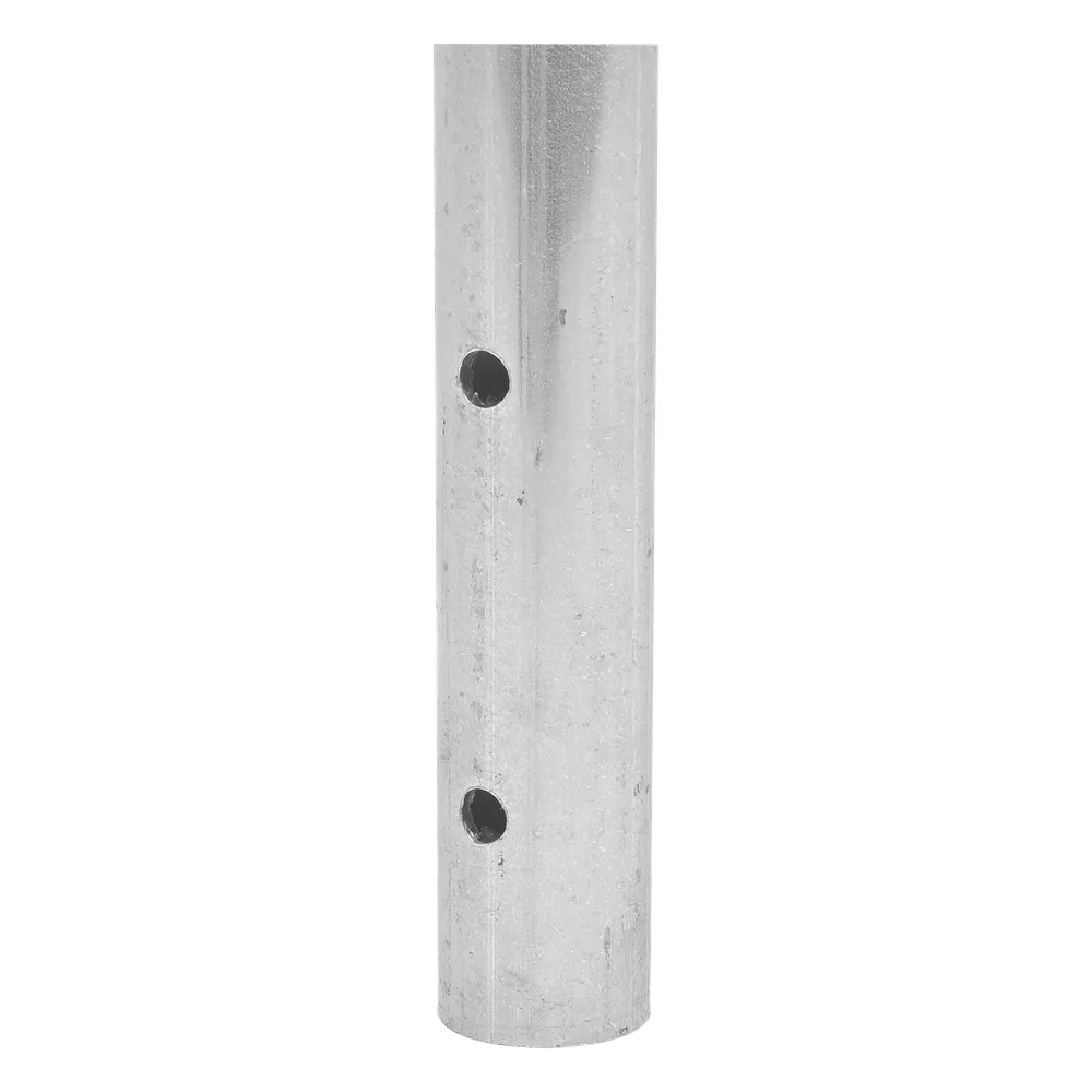 Poste de ESQUINA para Cerca Electrificada. Tubo Galvanizado cal. 18 de 1" Diam. y 0.8m Alto con Tapón, ideal para 3 Aisladores – vista 4