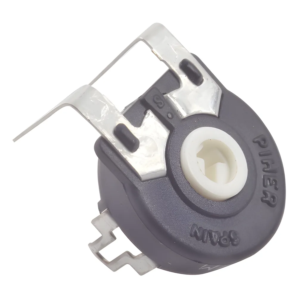 Potenciómetro de Carbón, 2.5 k Ohm, 0.25 Watt, 15 mm, Ajuste Vertical.