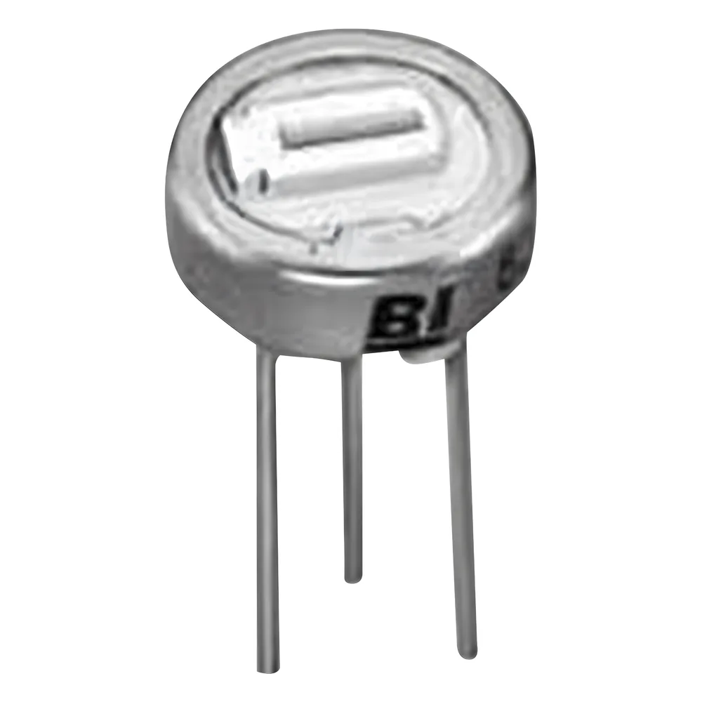 Potenciómetro Trimmer 200 Ohm, 6.35 mm, 1 Vuelta, 1/2 Watt.