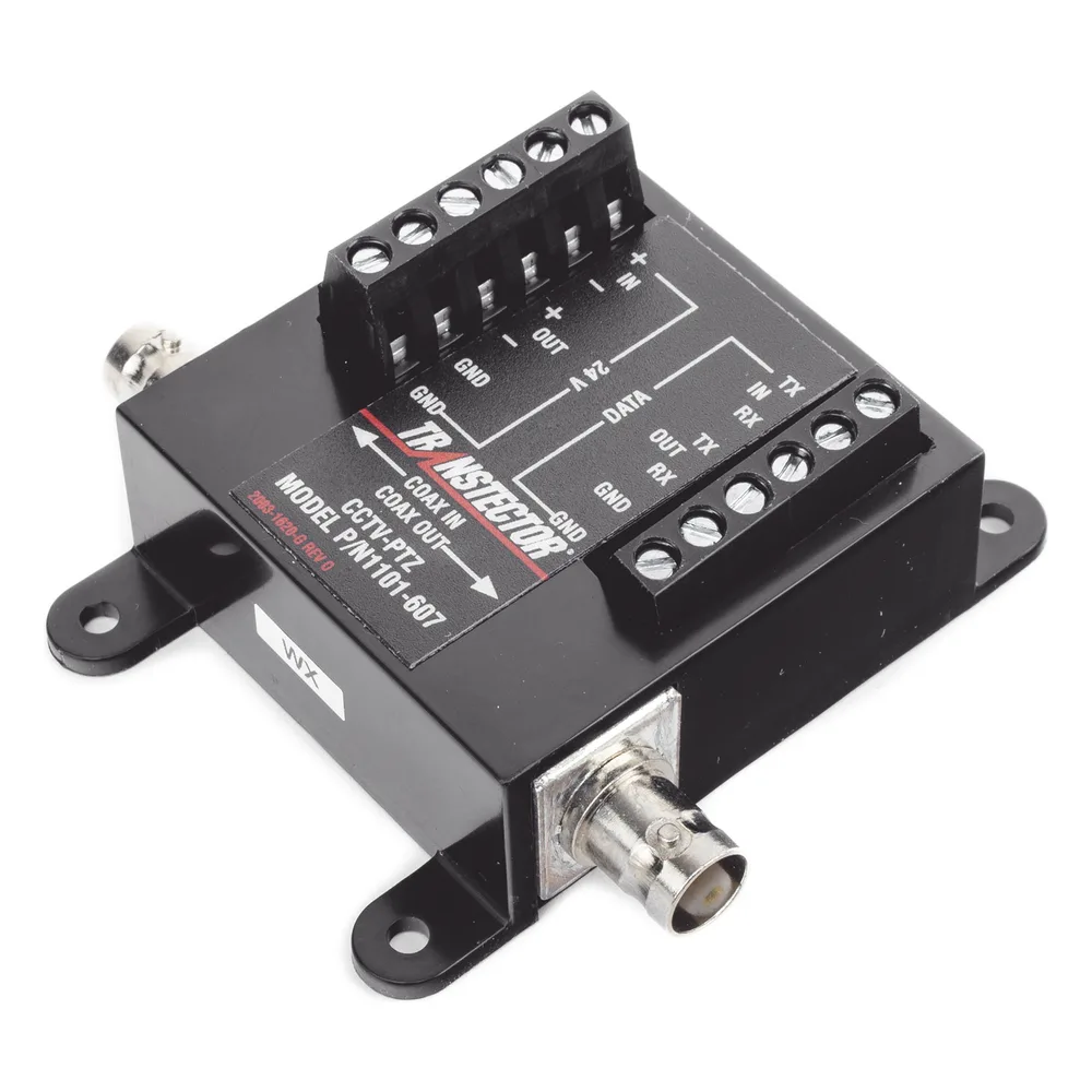 Protector Cámaras PTZ CCTV / SASD / 12-24V + Coaxial BNC + RS-232/422/485 / 150A / Bidireccional – vista 5