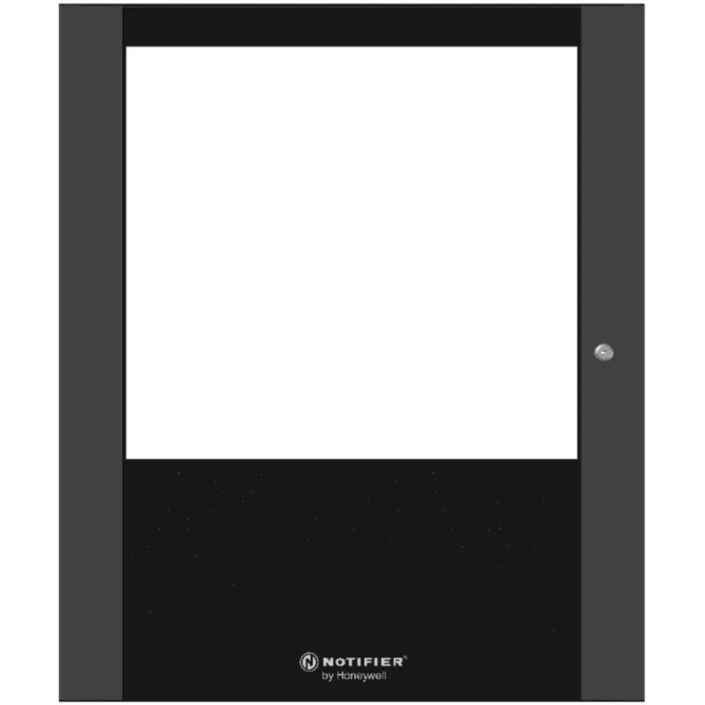 Puerta con ventana para gabinete de dos niveles de paneles de detección de incendio, serie CAB-5 de NOTIFIER