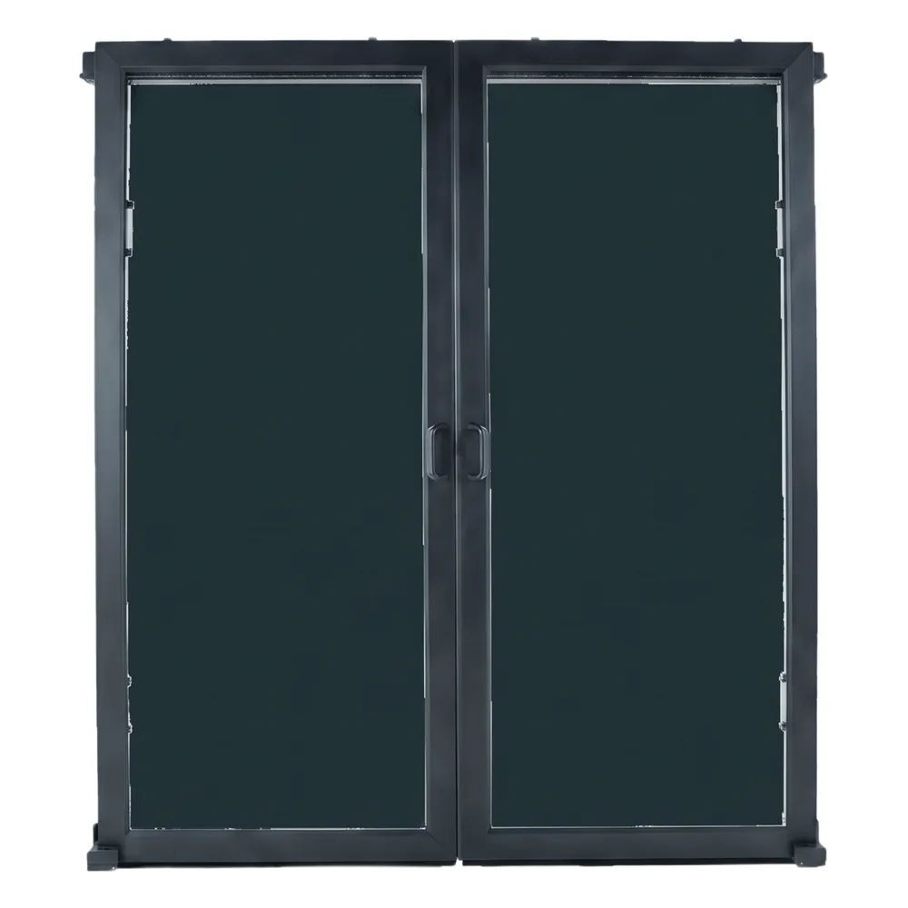 Puertas Selladas Express / Sistema de Contención ProLine / Pasillo 48-78 Pulgadas / Montaje Magnético sin Herramientas / Policarbonato y Acero / Negro RAL 9005
