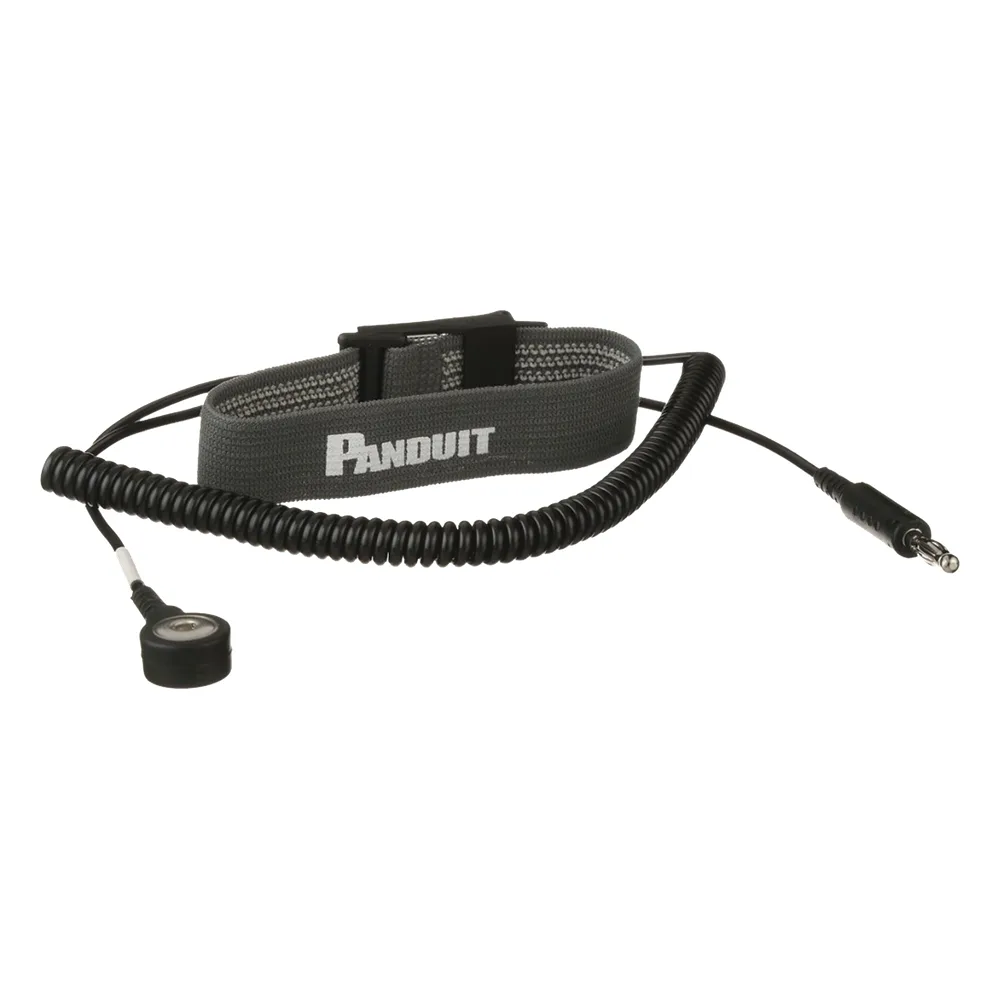 Pulsera Anti Descargas Electrostática (ESD), de Tela Ajustable, con Cable en Espiral de 1.82 Metros (6 Pies) – vista 3