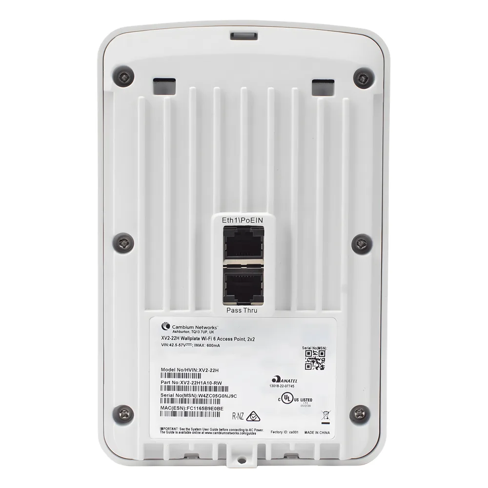 Punto de Acceso Empresarial Wi-Fi 6 / Con diseño para Pared / 3 Puertos Gigabit (1 con Salida PoE) / Doble banda en ( 2.4 y 5 GHz) / Hasta 2.5 Gbps / Gestión desde la Nube / Alimentación PoE af – vista 3