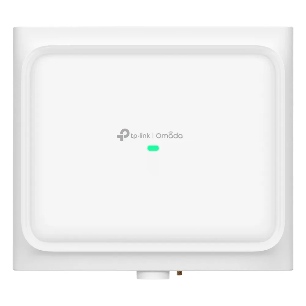 Punto de Acceso Exterior WiFi 6 AX3000 / 2402 Mbps 5 GHz + 574 Mbps 2.4 GHz / Antenas Direccionales 8-10 dBi / IP68 -30°C a +70°C / 802.11k/v/r Roaming / PoE+ / Cloud Omada