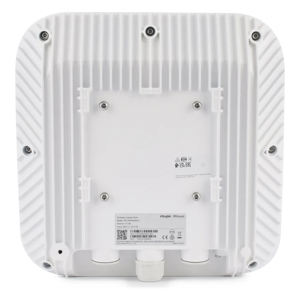 Punto de Acceso Mesh Wi-Fi 6 Industrial para Exterior Omnidireccional 5.95Gbps, MU-MIMO 4x4, 360°, Filtros Anti Interferencia y Auto Optimización con IA, puerto eth 2.5G y SFP – vista 7