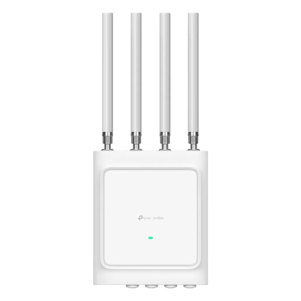 Punto de Acceso Wi-Fi 6 AX3600 Indoor/Outdoor / 3.6 Gbps (1148 Mbps 2.4 GHz + 2402 Mbps 5 GHz) / 1x 10G SFP+ + 1x 2.5G PoE-In + 1x Gigabit PoE-Out / Hasta 1000+ Clientes / IP68 / Protección Rayos 6 kV / Bluetooth / Gestión Cloud