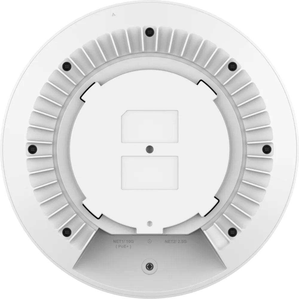 Punto de Acceso Wi-Fi 7 Empresarial BE21000 / Throughput 21 Gbps Inalámbrico / MU-MIMO 4x4:4 (5GHz y 6GHz) / 768 Clientes Simultáneos / Puerto 10G PoE++ y 2.5G / MLO - 4096 QAM - Multi-RU / Gestión Integrada 50 APs / BLE 5.3 / Cobertu – vista 5