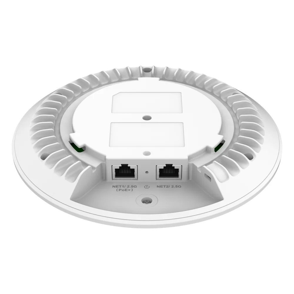 Punto de Acceso Wi-Fi 7 GWN7670 / 3.6 Gbps Inalámbrico / 5 Gbps Cableado / MIMO 2x2:2 / 256 Clientes Simultáneos / PoE+ / Montaje en Pared o Techo / BLE 5.3 / Controlador Integrado – vista 2