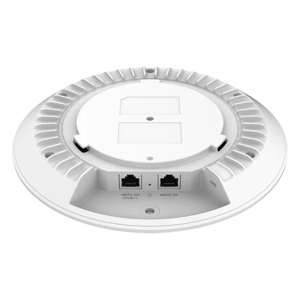 Punto de Acceso Wi-Fi 7 / Triple Banda BE11000 / MU-MIMO 2x2:2 / 384 Clientes Simultáneos / 2 Puertos 5G Ethernet con PoE+ / Cobertura Hasta 175 mts / BLE 5.3 / Gestión Integrada y en la Nube – vista 2